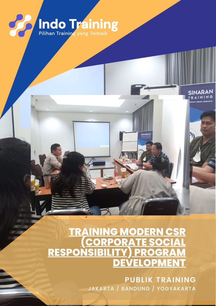 pelatihan Modern CSR (Corporate Social Responsibility) Program Development jakarta