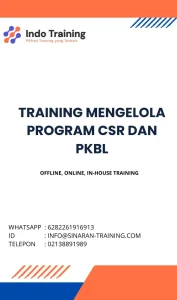 pelatihan MENGELOLA PROGRAM CSR DAN PKBL di jakarta