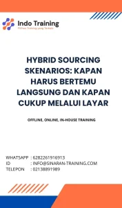 pelatihan SOURCING SKENARIOS: KAPAN HARUS BERTEMU LANGSUNG DAN KAPAN CUKUP MELALUI LAYAR di jakarta