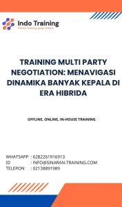 pelatihan MULTI PARTY NEGOTIATION: MENAVIGASI DINAMIKA BANYAK KEPALA DI ERA HIBRIDA di jakarta