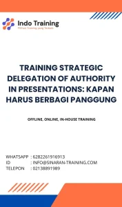 pelatihan STRATEGIC DELEGATION OF AUTHORITY IN PRESENTATIONS: KAPAN HARUS BERBAGI PANGGUNG di jakarta