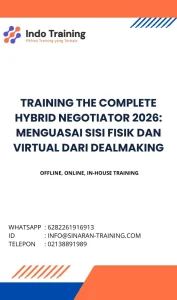 pelatihan THE COMPLETE HYBRID NEGOTIATOR 2026: MENGUASAI SISI FISIK DAN VIRTUAL DARI DEALMAKING di jakarta