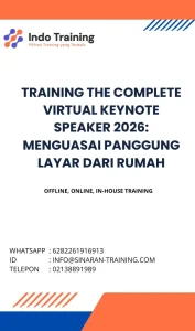 pelatihan THE COMPLETE VIRTUAL KEYNOTE SPEAKER 2026 MENGUASAI PANGGUNG LAYAR DARI RUMAH di jakarta