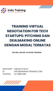 pelatihan VIRTUAL NEGOTIATION FOR TECH STARTUPS: PITCHING DAN DEALMAKING ONLINE DENGAN MODAL TERBATAS di jakarta
