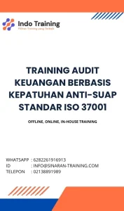 pelatihan AUDIT KEUANGAN BERBASIS KEPATUHAN ANTI-SUAP STANDAR ISO 37001 di jakarta
