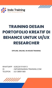 pelatihan DESAIN PORTOFOLIO KREATIF DI BEHANCE UNTUK UIUX RESEARCHER di jakarta