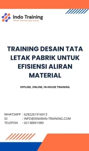 pelatihan DESAIN TATA LETAK PABRIK UNTUK EFISIENSI ALIRAN MATERIAL di jakarta