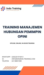 pelatihan MANAJEMEN HUBUNGAN PEMIMPIN OPINI di jakarta