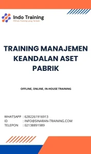 pelatihan MANAJEMEN KEANDALAN ASET PABRIK di jakarta