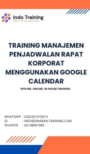 pelatihan MANAJEMEN PENJADWALAN RAPAT KORPORAT MENGGUNAKAN GOOGLE CALENDAR di jakarta