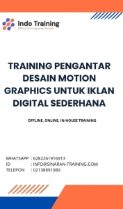 pelatihan PENGANTAR DESAIN MOTION GRAPHICS UNTUK IKLAN DIGITAL SEDERHANA di jakarta