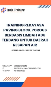 pelatihan REKAYASA PAVING BLOCK POROUS BERBASIS LIMBAH ABU TERBANG UNTUK DAERAH RESAPAN AIR di jakarta